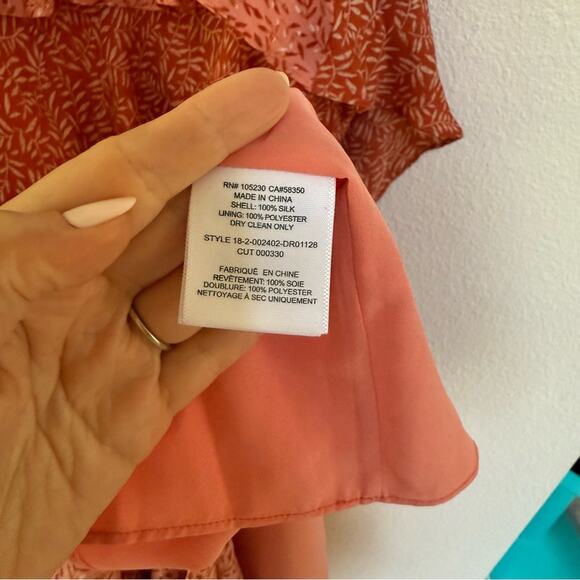 NWT Joie Hacinthia Asymmetric Silk Dress Size S - Picture 4 of 4